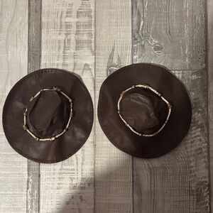 Brown Western Style Hats